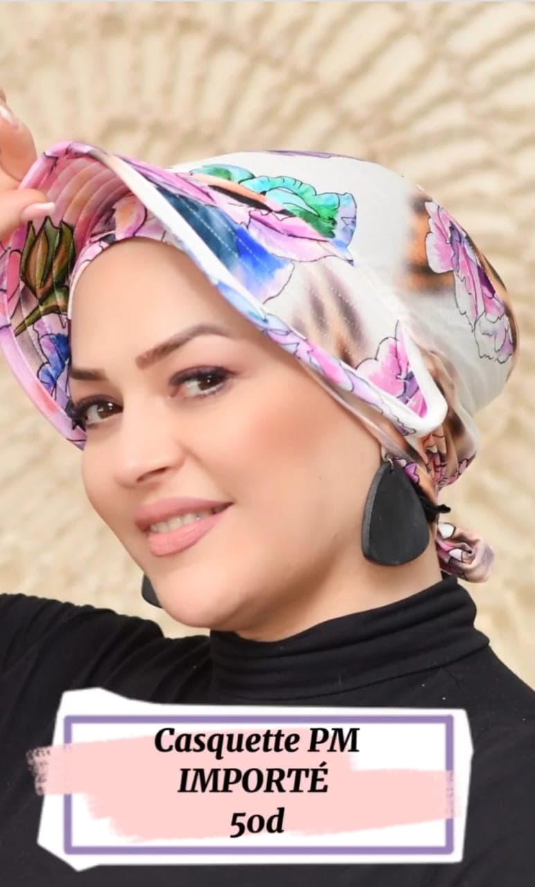 casquette mdhala imprimé